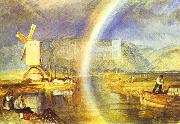 J.M.W. Turner, Arundel Castle, with Rainbow.
